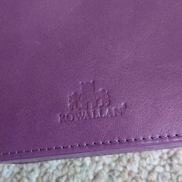 Rowallen Purple Leather jewelry box - Picture 4 of 12
